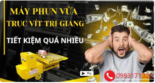 Thách Thức Xây Dựng: Sử Dụng Máy Phun Vữa Trí Giang
