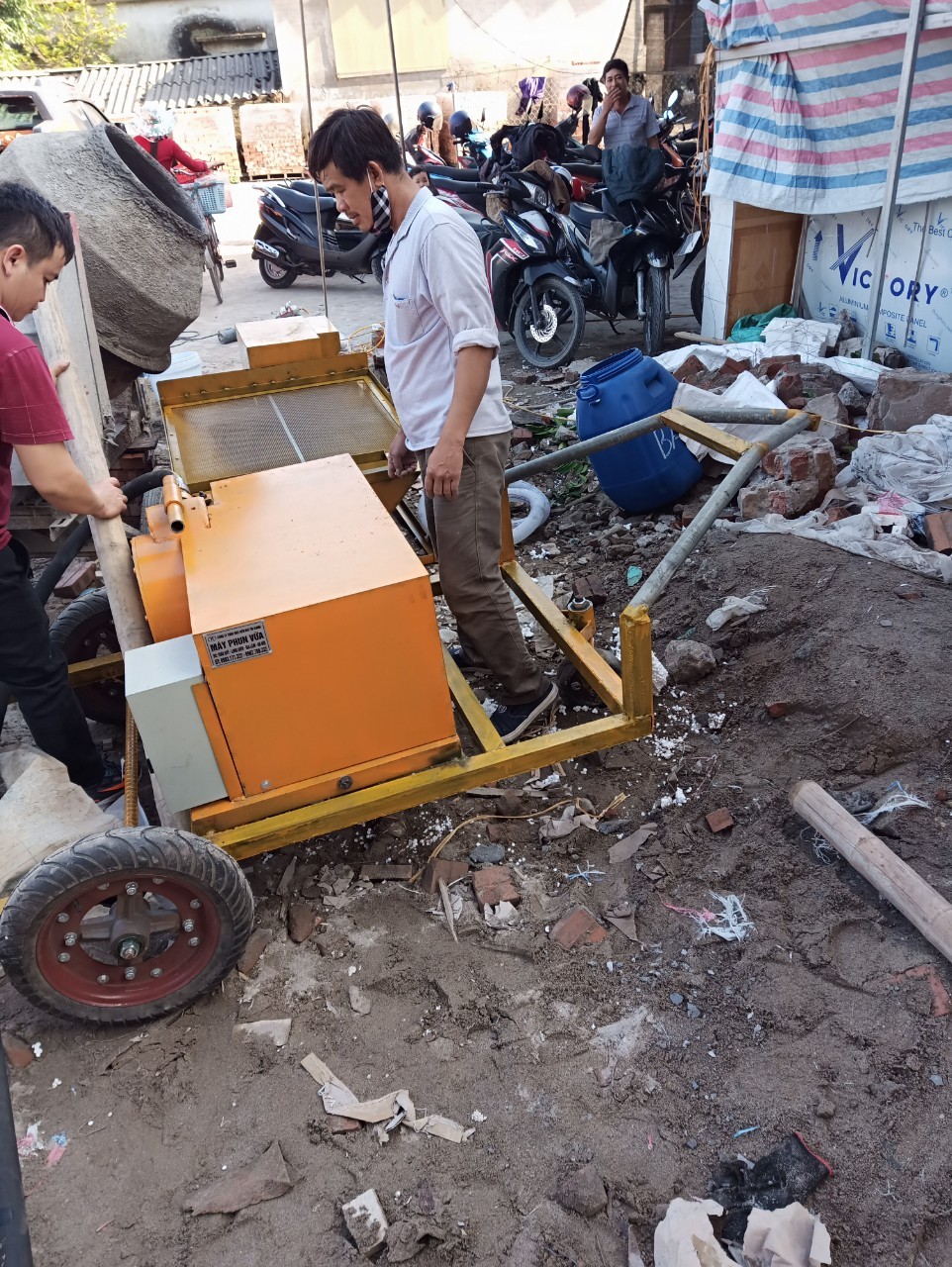 Máy phun vữa ống ép - Thanh Lý 